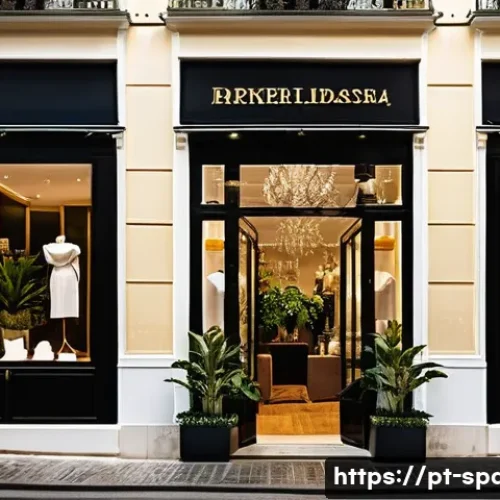Home 27 공간디자인 마케팅 전략 - **Elegant Urban Boutique - First Impression & Storytelling**
A high-end, elegant fashion boutiqu...