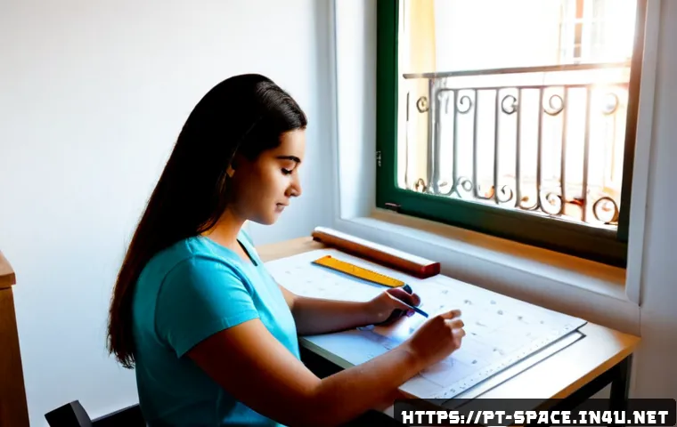 공간디자이너 자격증 시험 과목 정리 - Photorealistic interior design student in Portugal studying for a spatial design certification exam ...
